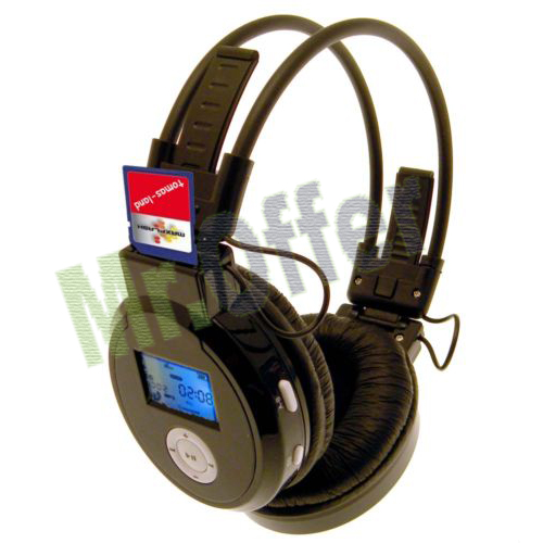 Cuffie con lettore mp3 integrato